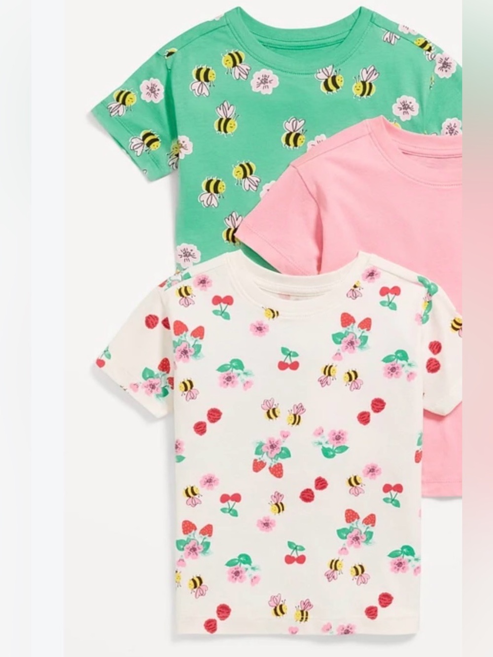 Old Navy Kids Short-Sleeve Bee Floral Top shorts carter’s legging Set bundle lot